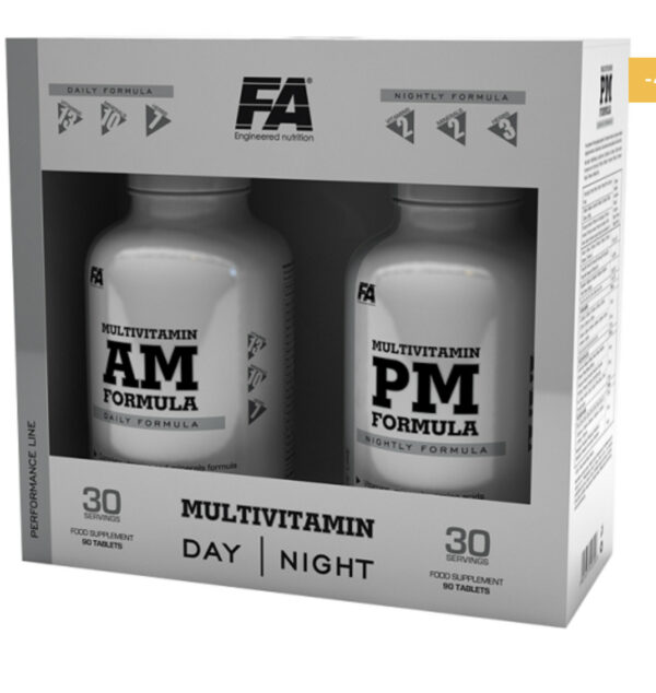 Fitness Authority Multivitamin AM & PM Formula 2x90cps